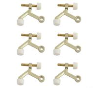 Axorafow Fermaporta a cerniera cava resistente, con finitura in ottone lucido, confezione da 6 per perni per schermo e porte personalizzabili
