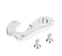 Axorafow Forcellino deragliatore posteriore in lega di alluminio Cube Stereo 120, Litening, Stereo 140, Stereo 160 e Stereo 190 Bikes - Gancio Dropout per bici lavorato a CNC, argento, 15 g