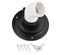 Axorafow Gravity Fill Hatch Ingresso con tappo bloccabile e attacco a baionetta da 10 mm, 40 mm, per camper, barca, camper, rimorchio, serbatoio di ricarica, bianco (nero)
