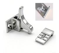 Axorafow Hardware Cabinet Door Latch con gomito fattore di forma affidabile in scenari di uso commerciale (argento)