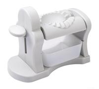 Axorafow Macchina automatica per ravioli con vassoio, macchina a pressione rapida, base antiscivolo, uso domestico e ristorante, grigio