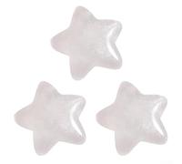 Axorafow Mini stelle decorative in resina fosforescenti, per giardino, prato, acquario, decorazione per interni, set da 10 pezzi, 2,1-2,3 cm, stelle arcobaleno, senza batteria necessaria, carica UV