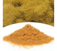 Axorafow Modello Erba statica per Diorami Scale Garden Scenery Wargaming - Dry Dead Texture Miscela Nylon-viscosa Borsa da 120 g - Paesaggistica realistica del terreno da 5 mm
