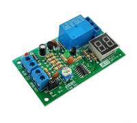 Axorafow Modulo relè di ritardo regolabile da 12 V con display digitale per conto alla rovescia, timer programmabile da 1 a 99 s/m, senza contatti, per progetti elettronici fai da te