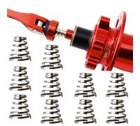 Axorafow Molle in acciaio a sgancio rapido per mozzi - 10 pezzi kit di riparazione leva asse anteriore e posteriore, compatibile con spiedini a sgancio rapido per bici, 11,3 x 12 x 7,1 mm