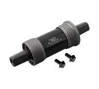 Axorafow Movimento centrale per bici da strada da 68 mm con cuscinetti quadrati con interfaccia a manovella conica silenziosa, albero in acciaio al carbonio lavorato a CNC compatibile con 107 oltre