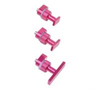 Axorafow Paintless Lega di Alluminio Colla Fai Da Te Estrattore Rosso Dent Riparazione Riutilizzabile Tool Kit 3 pz Auto Grandine Danni Rimozione Danni Professionale Set di Riparazione Auto Corpo