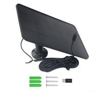 Axorafow Pannello di ricarica solare, 21,5% efficiente, 6 W, caricabatterie solare per anello per Blink per Eufy per fotocamere Anker, con cavo da 5 m, monocristallino da 5 V, per la sicurezza esterna