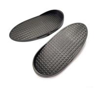 Axorafow Pedali per vogatore, in plastica antiscivolo, per la maggior parte dei vogatori, 30 x 13,5 cm, nero, grigio, 360 g/coppia (nero)