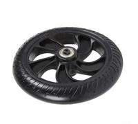Axorafow Pneumatico solido in poliuretano resistente nero per modelli elettrici - Posteriore non pneumatico da 20,3 cm con cuscinetto mozzo compatibile con ruote scooter Kugoo S1 e S3 (1 confezione)
