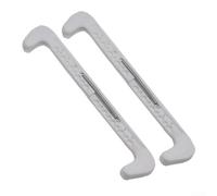 Axorafow Protezione per lama per pattini da ghiaccio regolabile, per hockey su ghiaccio e pattini artistici, base antiscivolo resistente all'usura, installazione a vite, lunghezza 30 cm, colore bianco