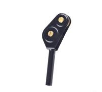 Axorafow Puleggia con guida per punte da pesca, in acciaio, staccabile, resistente, adatta per punte da 3,5-8 mm (confezione da 1) (4,0 mm)