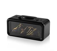 Axorafow Quiet Under 36DB Mountain Desktop Umidificatore 600 ML USB Dual Mist 3-Light Compact Idratante Decor Dispositivo per Studenti Dormitorio Camera da Letto Ufficio Scrivania (nero)