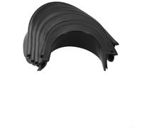 Axorafow Set di 4 tasche angolari per tavolo da biliardo in gomma nera, kit da 4 pezzi per tavolo da biliardo e coda per adulti, include 2 grandi (23 cm) + 2 piccole (17 cm) tasche angolate, altezza 5