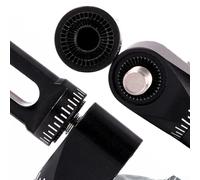 Axorafow Stabilizzatore Arco Regolabile - V-bar 5x2. 5 Lega Alluminio 6x4 Scollegamento Rapido per Supporto Cm 123g Compatibile con Riser Arco Compound (nero)
