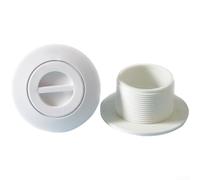 Axorafow Ugello di aspirazione per piscina da 5,1 cm, connettore per vuoto in ABS e PVC, ricambio per parete della piscina, attrezzatura per il trattamento della bocca bianca