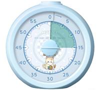 Axorafow Visual Silent Countdown Clock Management Alarm Mode -press Study Stop Timer con strumento Adhd Autismo 9,3 cm Focus Rosa (D)