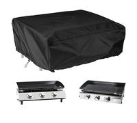 AXPQHL Copertura Protettiva per plancha, 600D Oxford Impermeabile Plancha Housse con Cinturino Elastico, 60 * 45 * 25 cm, Nero