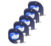 AXRMLVRD 3 nastri per etichette da 10 pezzi A91331 A16952 A91333 12 mm x 4 m compatibili con l'etichettatrice Plus LT100H QX50(5PK White(Plastic))