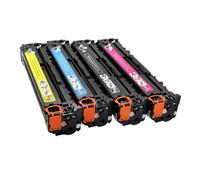 AXRMLVRD 4 pezzi CB540A CB541A CB542A CB543A cartuccia toner compatibile con 125A CP1210 CP1215 CP1217 1515N 1518NI CM1312NFI CM1312MFP