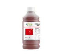 AXRMLVRD Bottiglia di inchiostro pigmentato da 1000 ml compatibile con PFI-1700 PFI-120 PFI serie 701 703 PFI-710 206 1000 57 PFI-706 707 320 stampante di grande formato(RED - 1000ml)