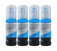 AXRMLVRD Cartuccia d'inchiostro 004 4 pezzi compatibile con L111X L310X L311X L315X L316X L125X L321X(4pcs-C)