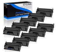 AXRMLVRD Cartuccia toner CF226A 26A compatibile con Pro M402n M402dn M426fdw M426fdn MFP(10PK CF226A-CRG-052)