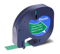 AXRMLVRD Etichetta in carta con nastro in plastica 1PK compatibile con etichettatrici LT 100T LT 110H QX50 91330 16952 91201(Green-Plastic)