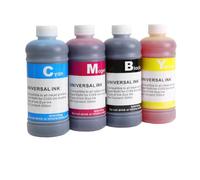 AXRMLVRD Kit di inchiostro a base di colorante di ricarica di inchiostro nero universale da 500 ml per stampante a getto d'inchiostro CISS C M Y K(500ML Dye Ink-C)