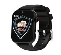 Axrrl Orologio Rilevatore Di Cadute Per Anziani | Allarme SOS Di Emergenza GPS Per La Sicurezza Degli Anziani Smartwatch Con Videochiamata HD Per La Tranquillità,Nero,1.9 * 1.6 inch