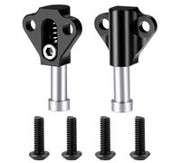 AXspeed 2pcs Alluminio Bump Stop per VP 1/10 H10 Ottica Sparco RC Auto (nero)