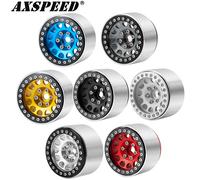 AXSPEED 4PCS 1.9 "Beadlock Cerchione Esteso 35mm Mozzi Ruote per 1/10 RC Crawler Auto Axial SCX10 Wraith TRX4 TRX6 D90 4WD