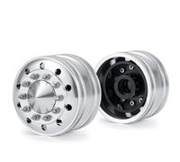 AXspeed Mozzi ruota anteriore in metallo per Tamiya 1/14 rimorchio trattore arrampicata RC camion upgrade, 2 pezzi/set (Ball Bearing Hub)