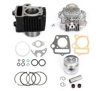 AXTAZS Compatibile con CT70 1970-1994 per CL70 1969-1972 per ATC70 1978-1985 Kit Guarnizioni Cilindro Pistone Gruppo Pistone Moto 47mm Gruppo Anelli pistone