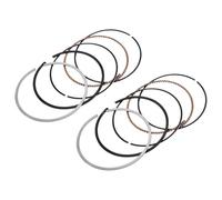 AXTAZS Compatibile con per YFM100 per Champ 1989 1990 1991 Accessori per Moto Cilindro Motore Pistone Fasce Elastiche 50M-11610-40-00 50mm Gruppo Anelli pistone(0.5 2set)