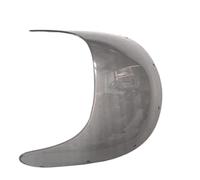 AXTAZS Compatibile con per YSR50 per YSR80 1987-1992 Parabrezza Anteriore in Vetro per Moto, Deflettore per Parabrezza, Visiera, Spoiler, Copertura dello Schermo. Anteriore Parabrezza Moto(Gray)