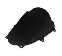 AXTAZS Compatibile con Suzuki per GSXR1000 2017 2018 2019 2020 2021 2022 Parabrezza A Doppia Bolla Parabrezza Parabrezza Parabrezza Accessorio per Moto Anteriore Parabrezza Moto(Black)