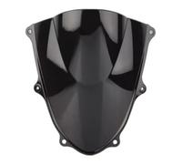 AXTAZS Compatibile con Suzuki per GSXR1000 K17 2017 2018 2019 2020 2021 Parabrezza A Doppia Bolla per Moto Accessori per Parabrezza Deflettore per Carenatura Anteriore Parabrezza Moto(Black)