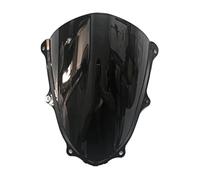 AXTAZS Compatibile con Suzuki per GSXR1000 per K17 2017 2018 2019 2020 Parabrezza per Moto in Vetro Antivento, Deflettore per Parabrezza. Anteriore Parabrezza Moto(Black)