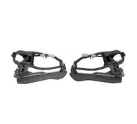 AXTAZS Supporto Maniglia Porta Auto Compatibile Con BMW Per X5 E53 51218243615 51228243635 Supporto Maniglia Porta Auto Per Gruppo Staffa Sostituzione(Front L and)