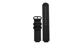 AXTGBHL Adatto for cinturino Casio Fit For G Shock GBA-800 GMA-B800 GA-800/810 GBD-800 GA110 GA-120 GA100 cinturino orologio in nylon da uomo modificato Bracciale 16mm(Black black)