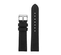 AXTGBHL Adatto for cinturino for orologio in pelle di nylon Breitling Adatto for Seawolf Blackbird Adatto for Avenger Tudor Adatto for cinturino in tela con scudo nero 20 22mm 24mm Bracciale da uomo(B