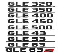AXTGBHL Adesivo Distintivo for Baule Posteriore for Auto 3D ABS Logo Stella GLE 320 350 400 450 500 43 63 S Emblema Adatto for Mercedes AMG W66 W167 C292 Accessori(Glossy Black,4MATIC)