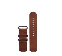 AXTGBHL Anello in metallo acciaio cinturino in pelle di vacchetta retrò adatto for Casio Fit For G-SHOCK DW5600 GW-B5600 GWM5610 cinturino in pelle cassa dell'orologio Accessori(Dark brown-black,For G
