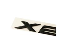 AXTGBHL Emblema con Numero di Lettera Adatto Fit for BMW X2 Nome del Modello del Bagagliaio Badge Car Styling Refitting Adesivo Nero Opaco Nero Lucido(Gloss Black)