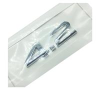 AXTGBHL Emblema Cromato Adatto for Adesivo con Logo for Bagagliaio di un'auto Audi 4.2 a Quattro Ruote motrici(Chrome)