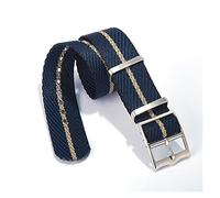 AXTGBHL Guardia cinturino da 20mm 22mm 22mm Bracciale in nylon cinturino da orologio da orologio adatto for il tudor cinturino NATO(Blue,22mm)