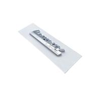 AXTGBHL Numeri di Carattere Lettere 730d 740d 745d 750d 760d Top ABS Emblema Adatto for BMW Serie 7 Bagagliaio di Un'auto Targhetta Logo Adesivo Nero Cromato(Silver Luxury Line)