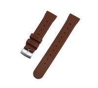 AXTGBHL PREMIUM FLUORO GOMMA CINTURA A GURDA Cinturino da 20 mm 22mm Cassetti cinturini adatti for SEIKO Immersioni Impermeabile Braccialetto Accessori da polso Sostituzione del polso(Rubber Brown,22m