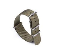AXTGBHL PREMIUM Herringbone 20mm 22mm Seat Celt Guarda Band Nylon NATO Cinturino adatto for 007 Fit for James Bond Military Sportment Sostitutive Watch(Light green,20mm)